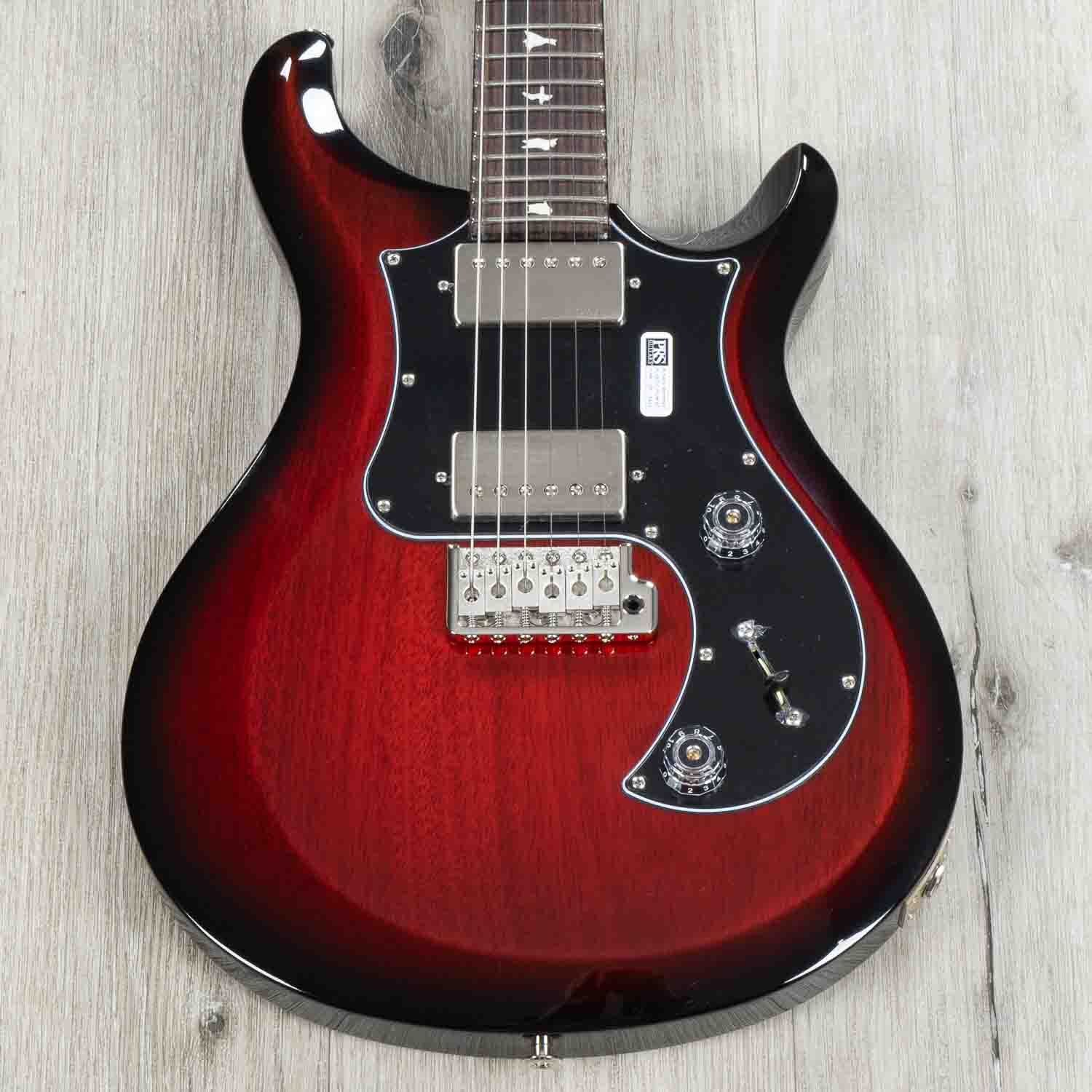 PRS Paul Reed Smith S2 Standard 24 Guitar, USA 58/15 LTs, Scarlet Sunburst