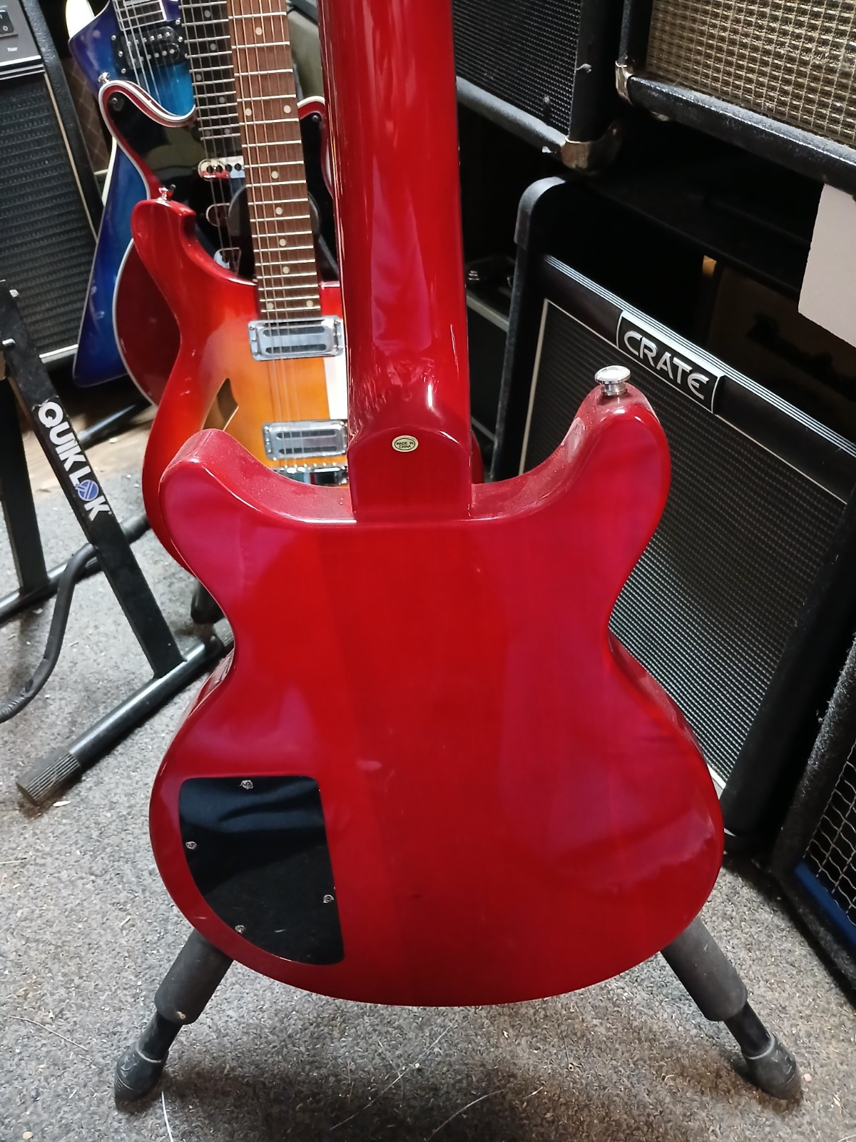 NEW Firefly DOUBLE CUTAWAY-THINK LES PAUL SPECIAL-P-90s RED-out of production
