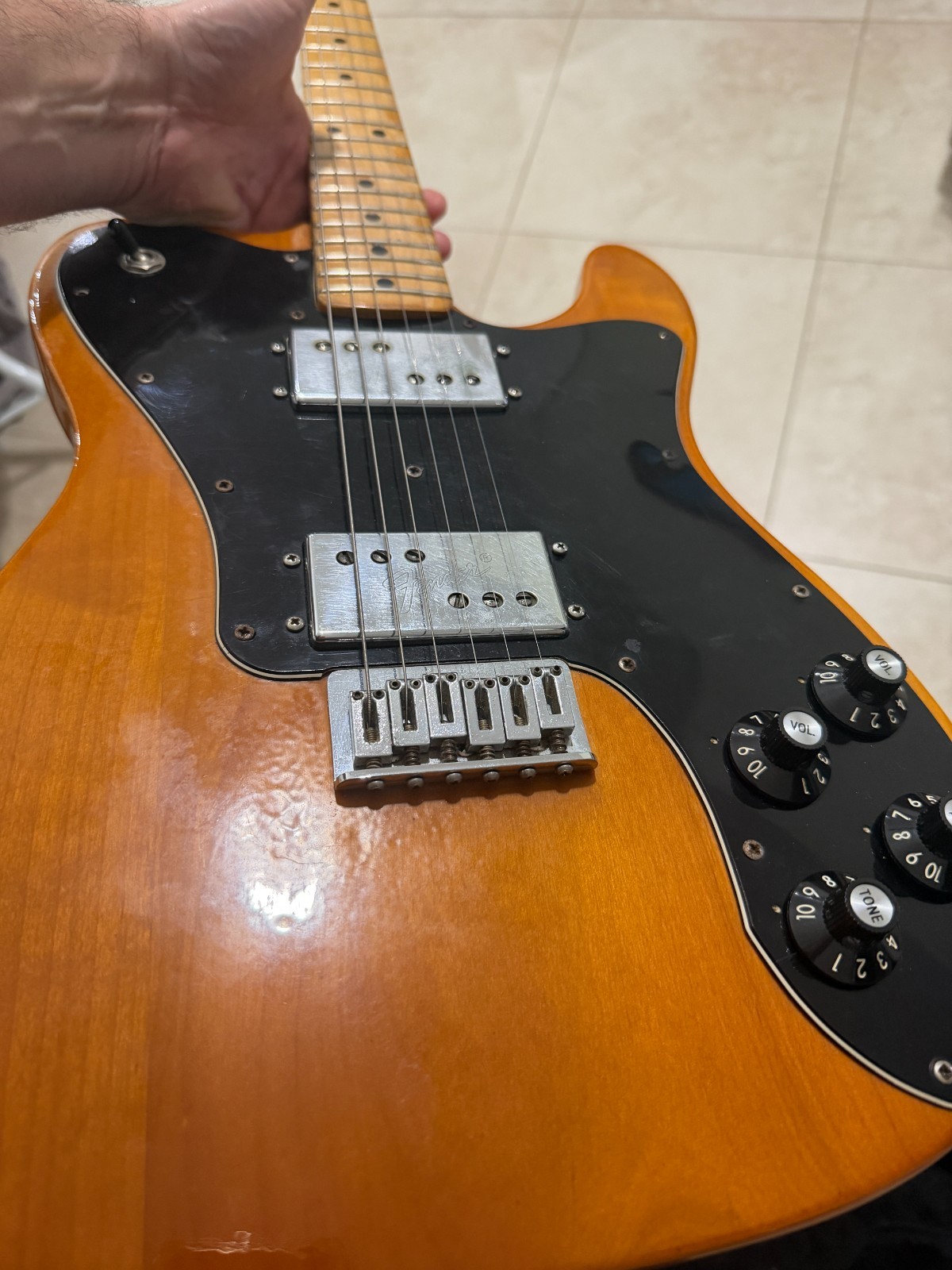 1974 Fender Telecaster Deluxe – Original Wide Range Humbuckers / Lightweight