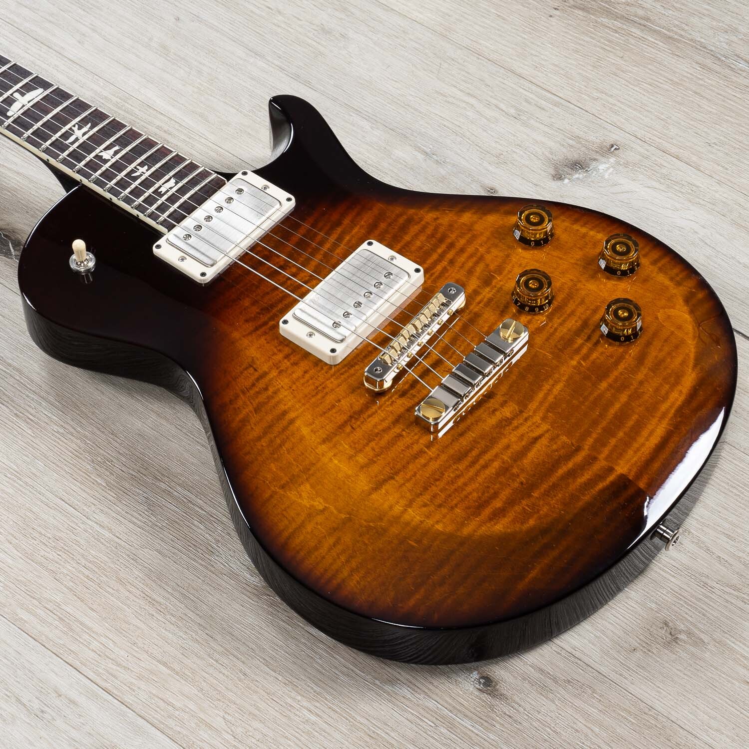 PRS Paul Reed Smith S2 McCarty 594 Singlecut Guitar, USA Pickups, Black Amber