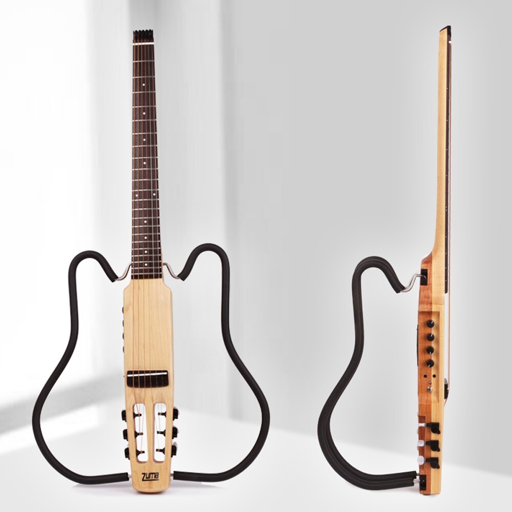 Built in effect Headless electric acoustic guitar silent travel