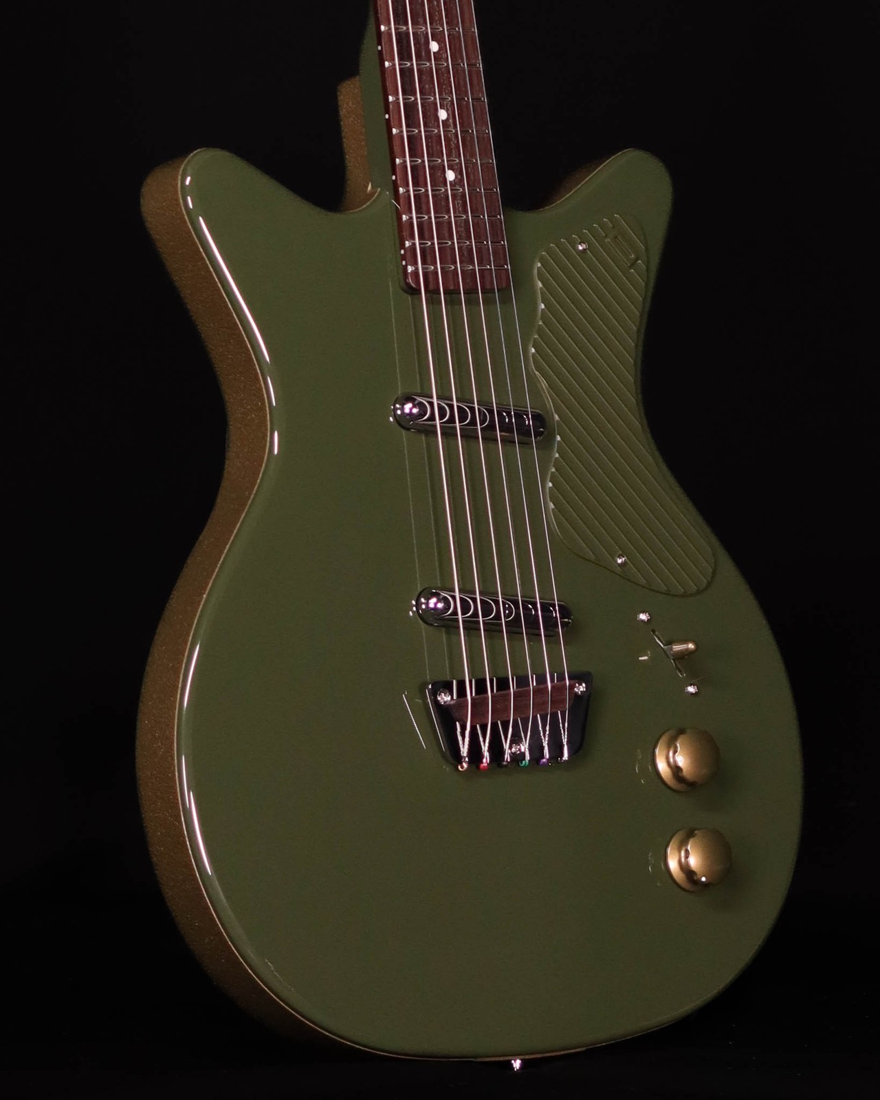 Danelectro Dan O. Cool Baritone Electric Guitar, Green