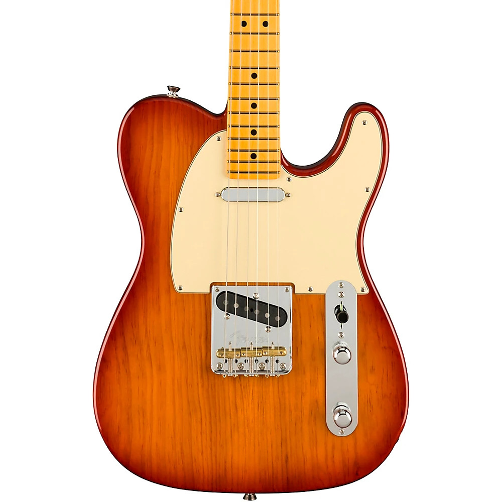 Fender American Professional II Roasted Pine Telecaster Guitar Sienna Sunburst