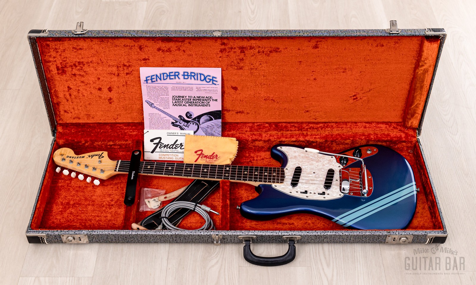 1972 Fender Competition Mustang, Collector-Grade w/ Hangtags, Case