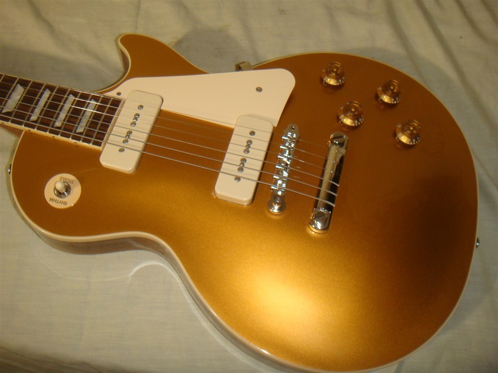 2024 GIBSON USA LES PAUL STANDARD 50’s P90 GOLD TOP ELECTRIC GUITAR W CASE