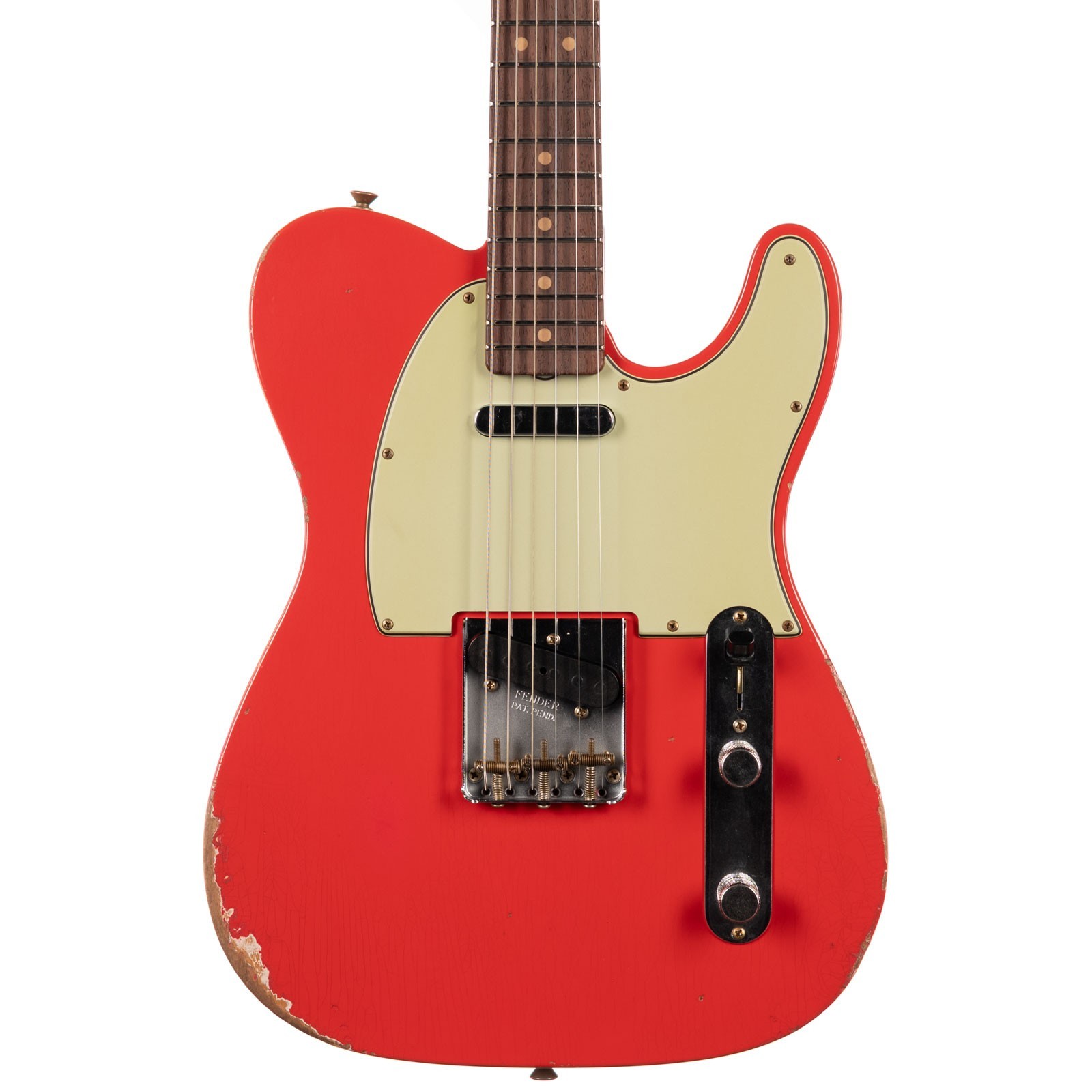 Fender Custom Shop 1963 Telecaster Relic Aged Fiesta Red (218)