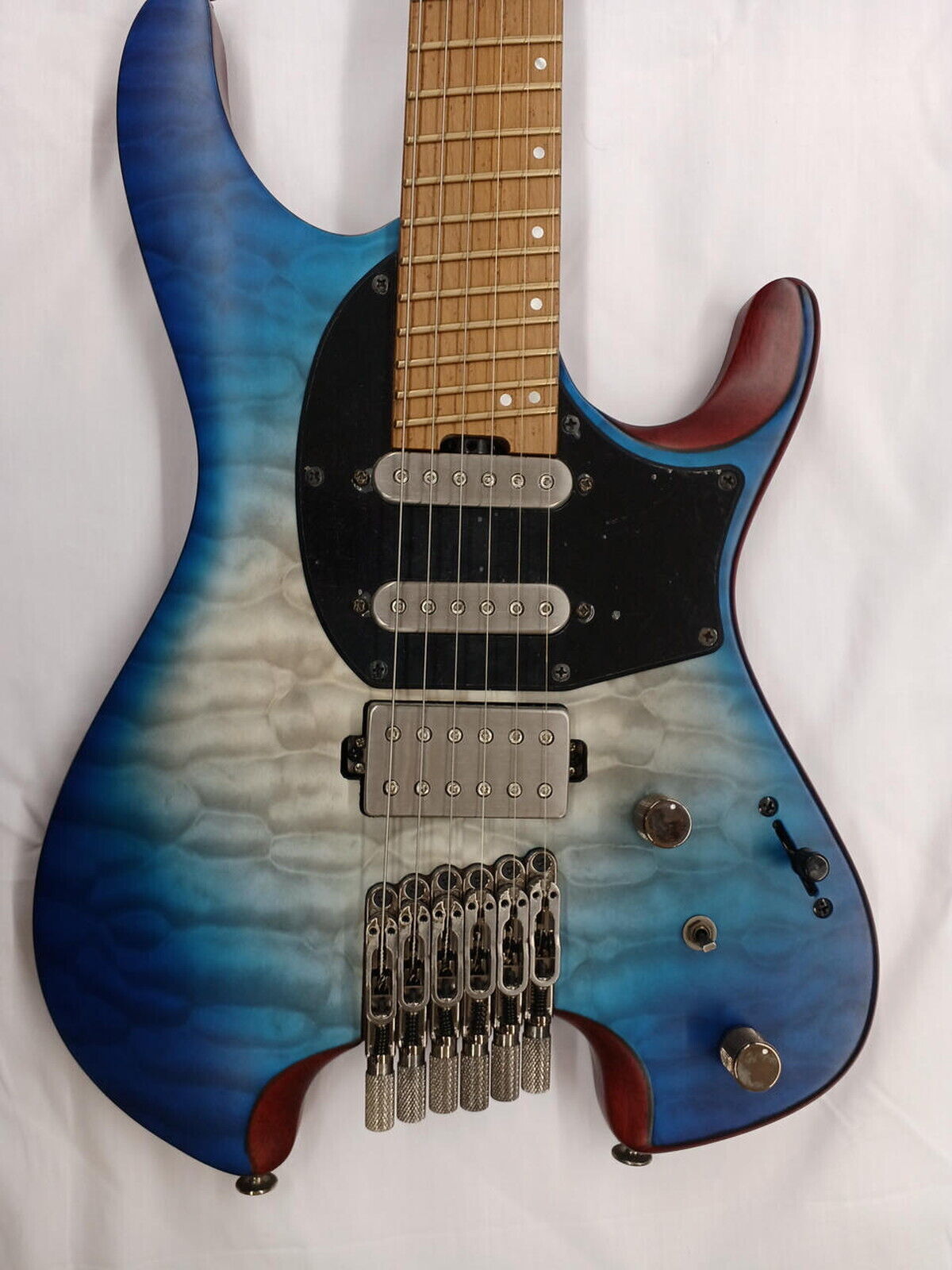IBANEZ QX54QM Used Nato body Bubinga neck Maple fingerboard Blue w/Gig case