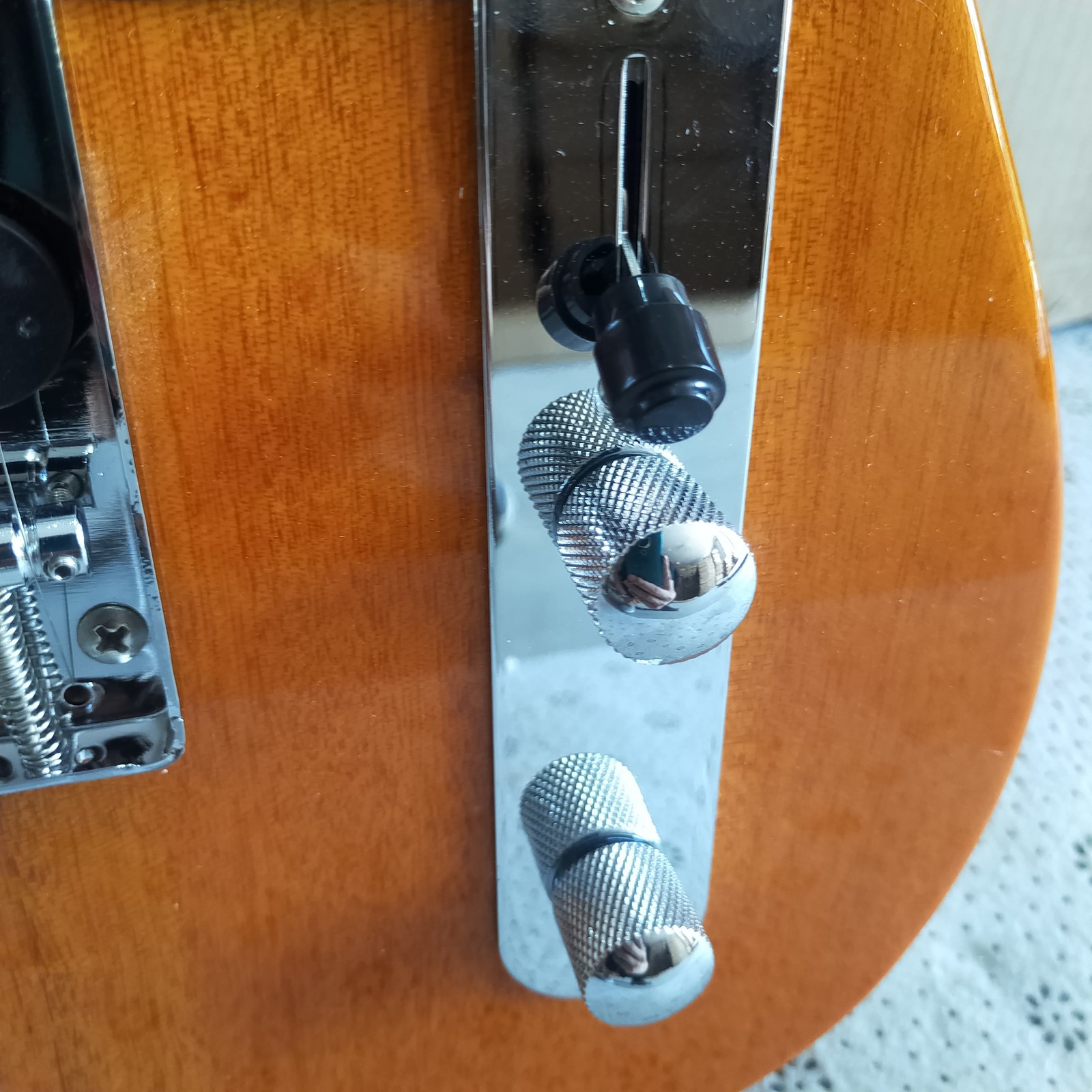 50s Standard TL Vintage Natural Electric Guitar SS Pickups Fixed Bridge Ship US