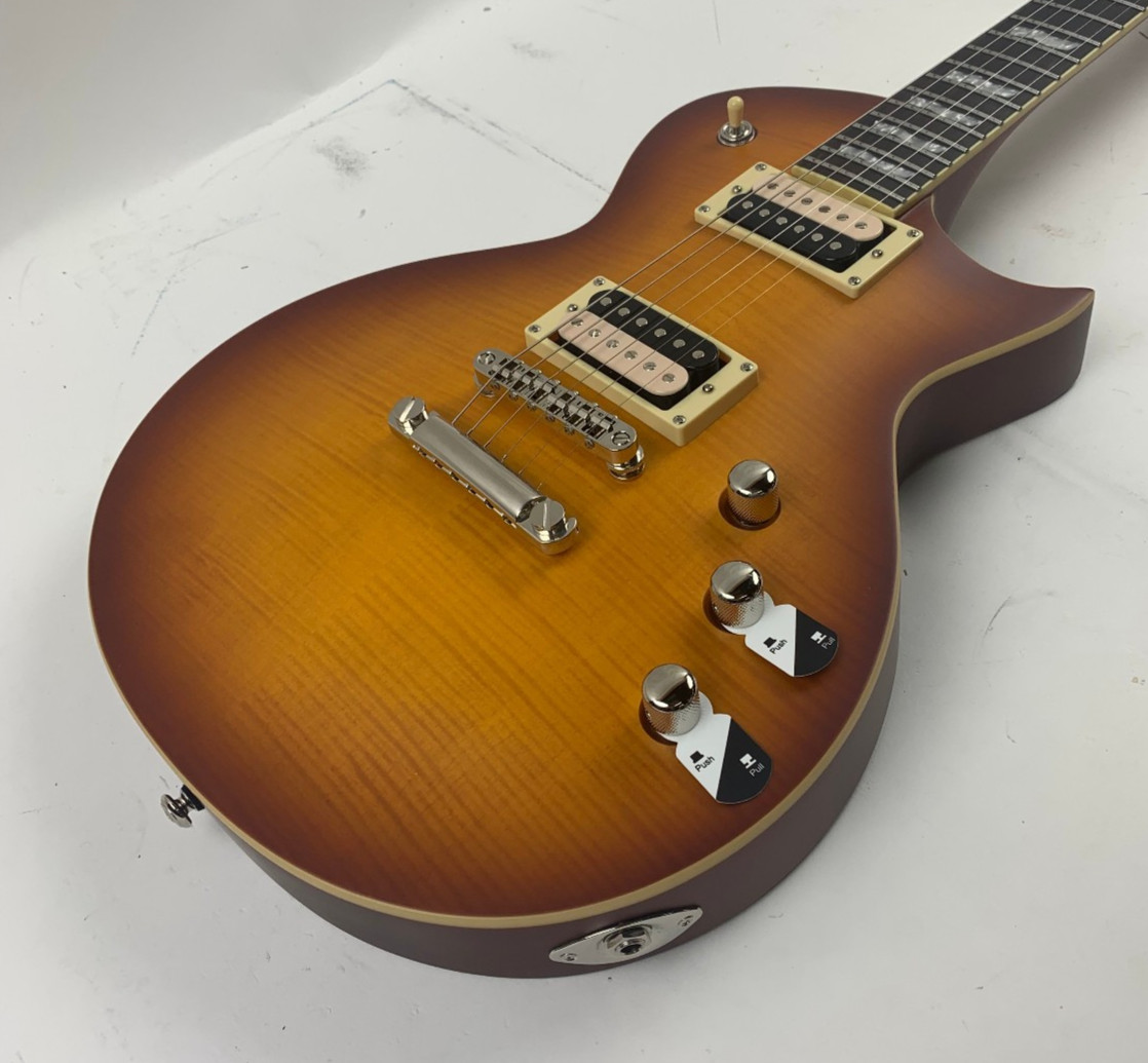 ESP LTD EC-1000T Fluence Honey Burst Satin FM Electric Guitar + Free Gig Bag
