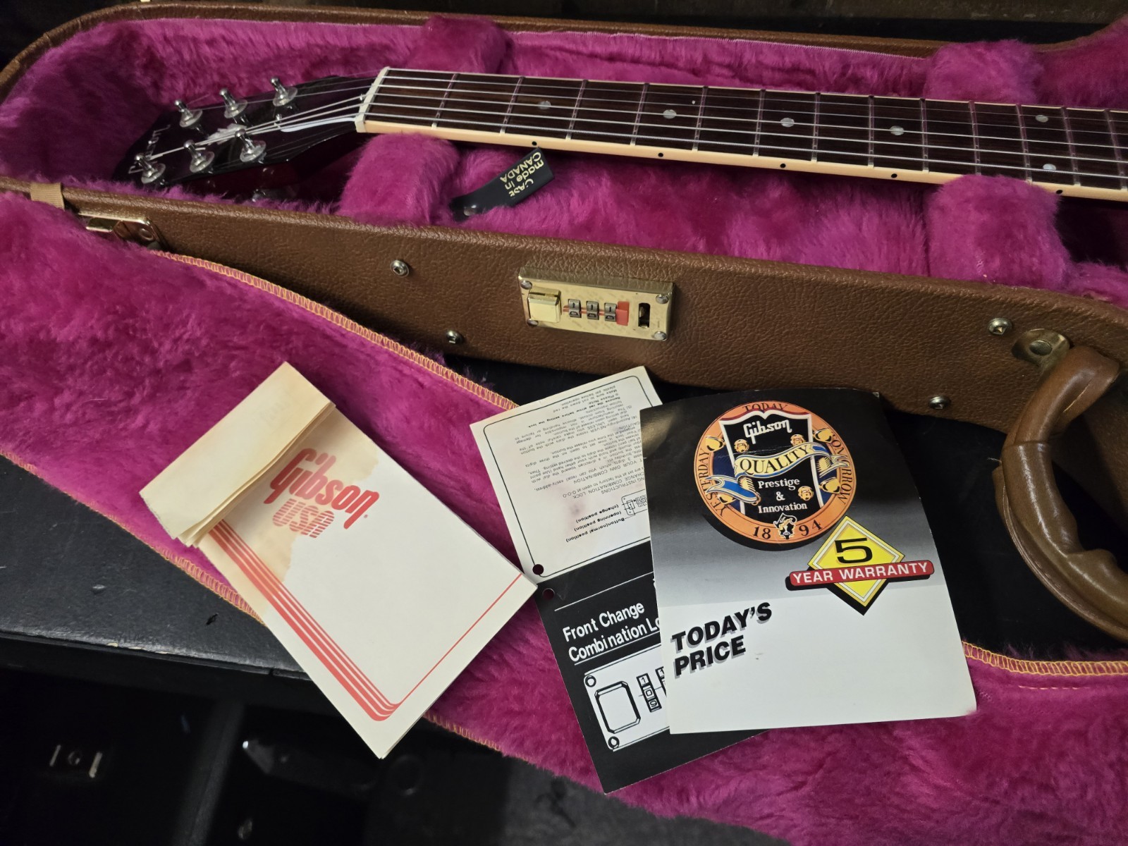 1990 Gibson ES-335 Dot Cherry Figured Top. W/ Ohsc ’60S 9.1 Lb