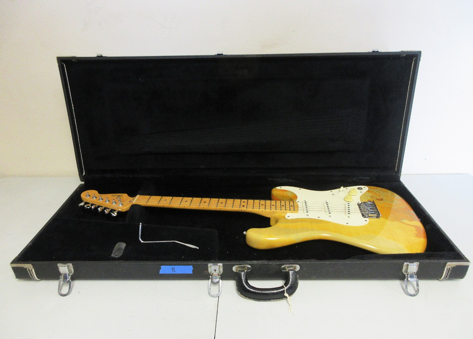 Collection of 1984 Fender Marble AKA “Bowling Ball” Stratocasters