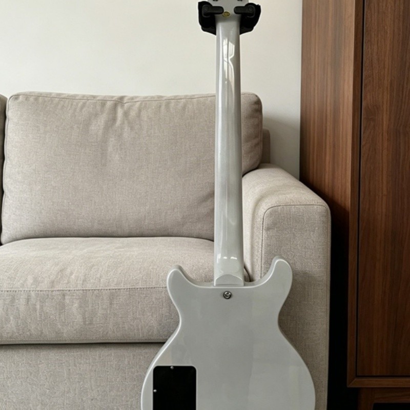 Ledux Special Double Cutaway Solid Electric Guitar Stainless Rounded Fret Edge