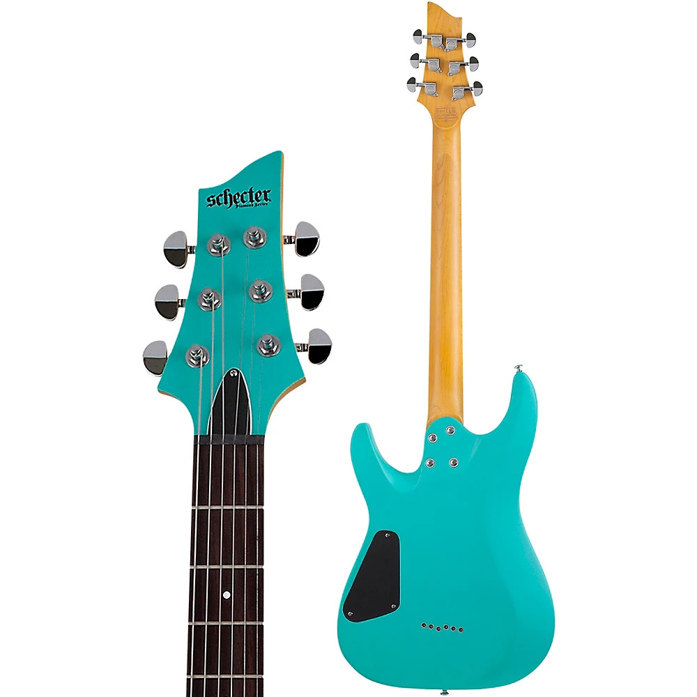 Schecter Guitar Research C6 Deluxe Electric Guitar Aqua