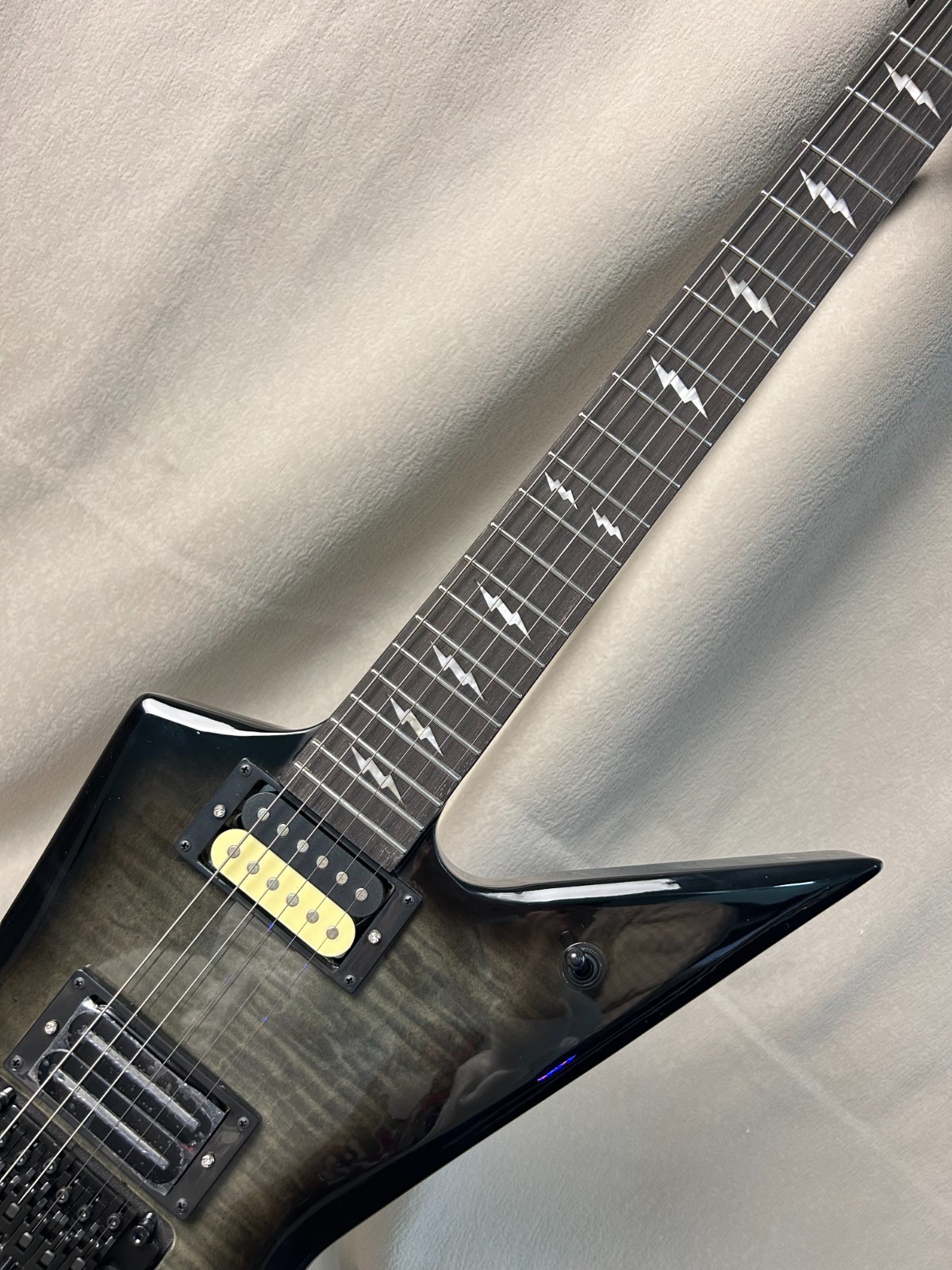 Dimebag Darrell Stealth Electric Guitar Olive Green Flame Maple Veneer
