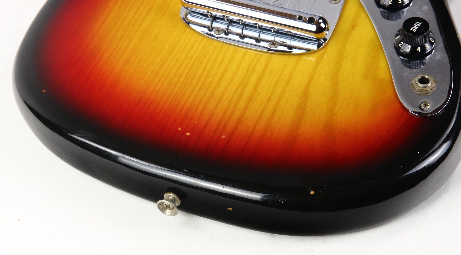 1978 Fender Mustang Sunburst Vintage Electric Guitar w Original Hard Case &