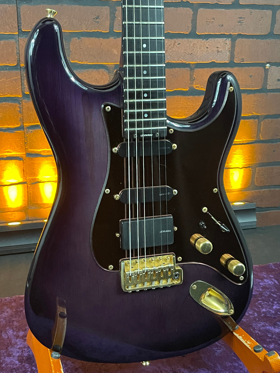 1991 Levinson Blade RH-4 Misty Violet HSS Strat Style Electric Guitar w/ Gig …