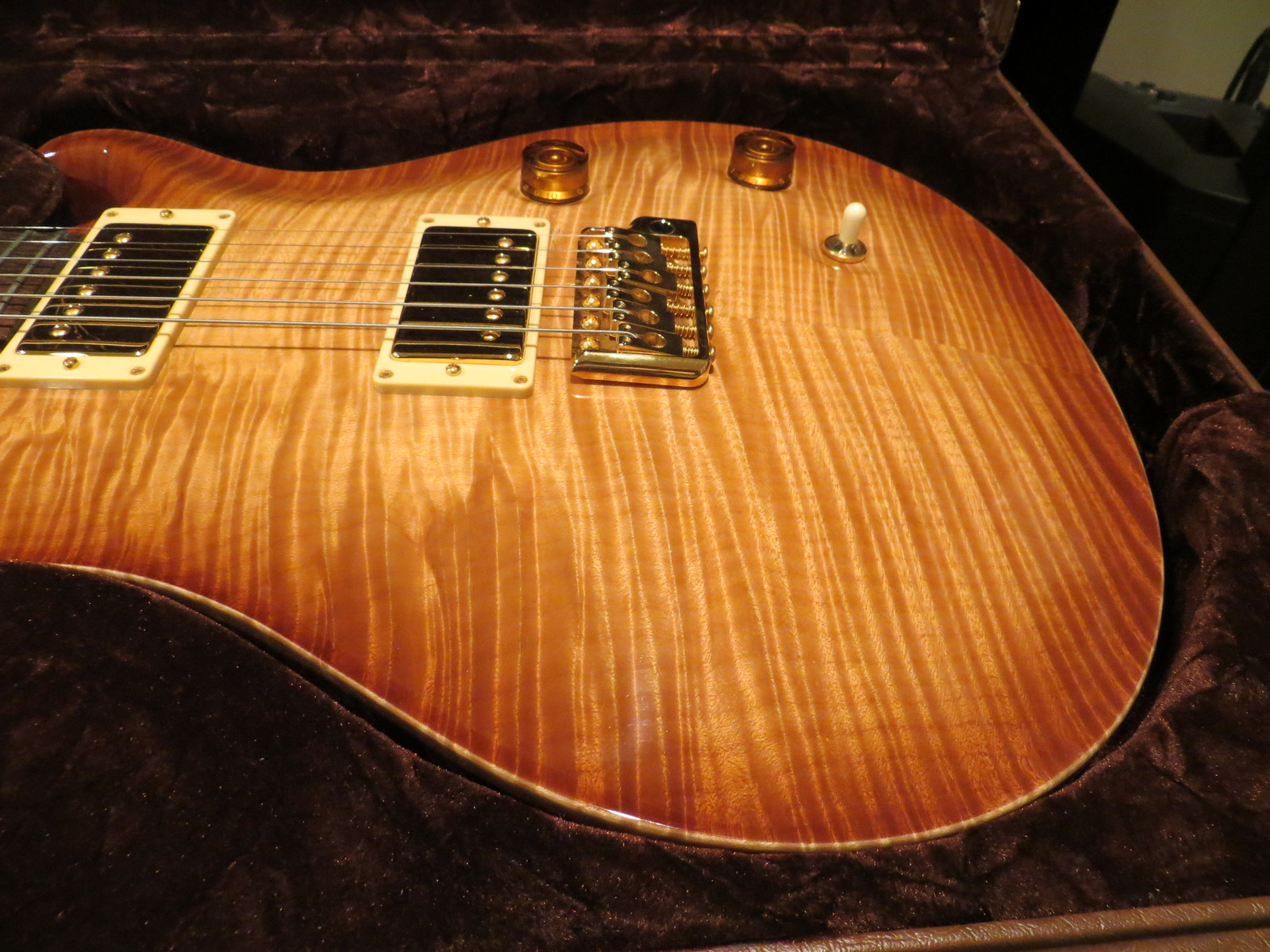 Prs Private Stock Custom 22 Smokey Blonde Flame Brazilian Fret Curly Maple 2008