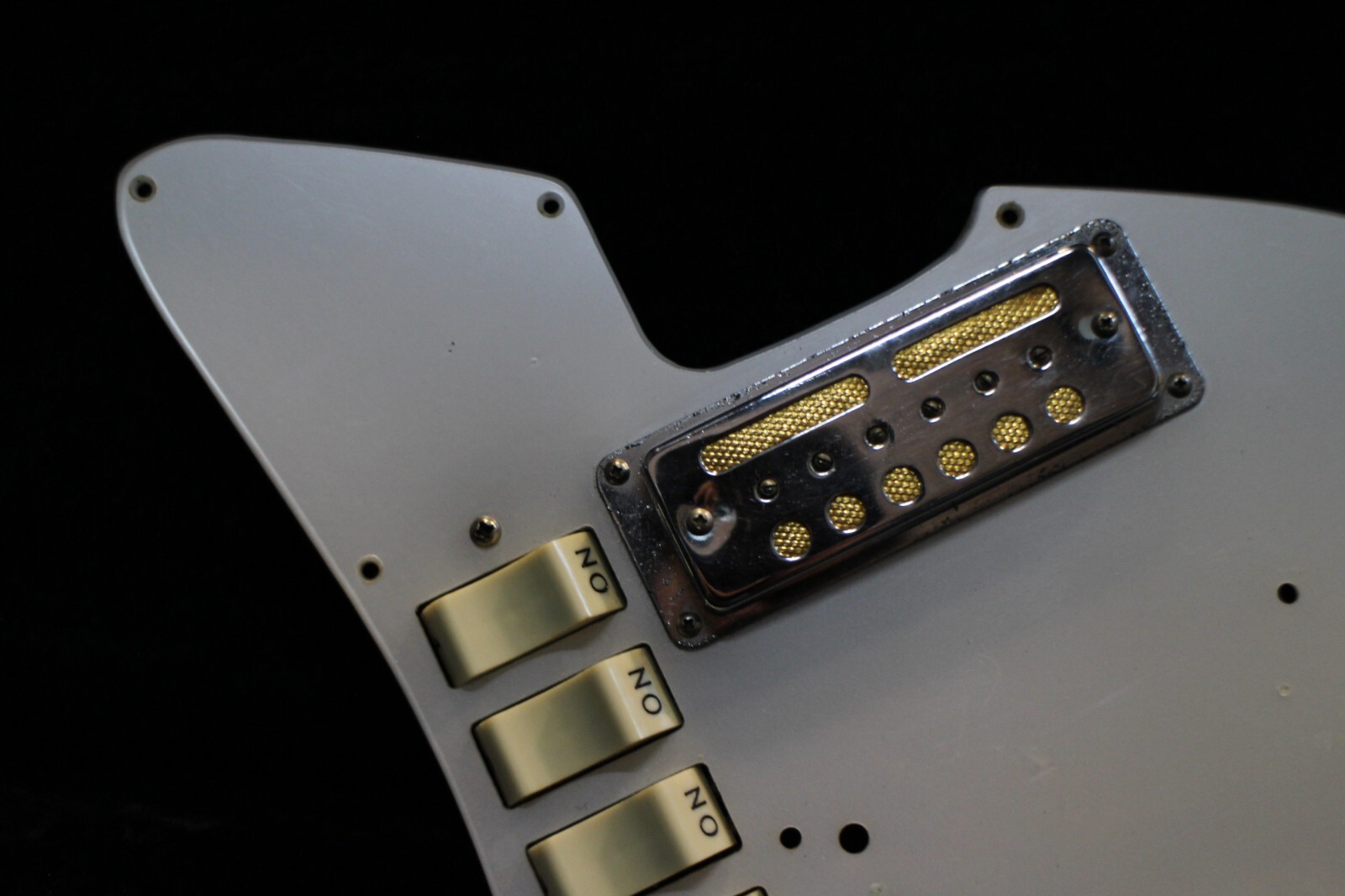 USED Zenon ES-70 Offset Style Electric Guitar Body & Neck Gold Foil GT368 230810