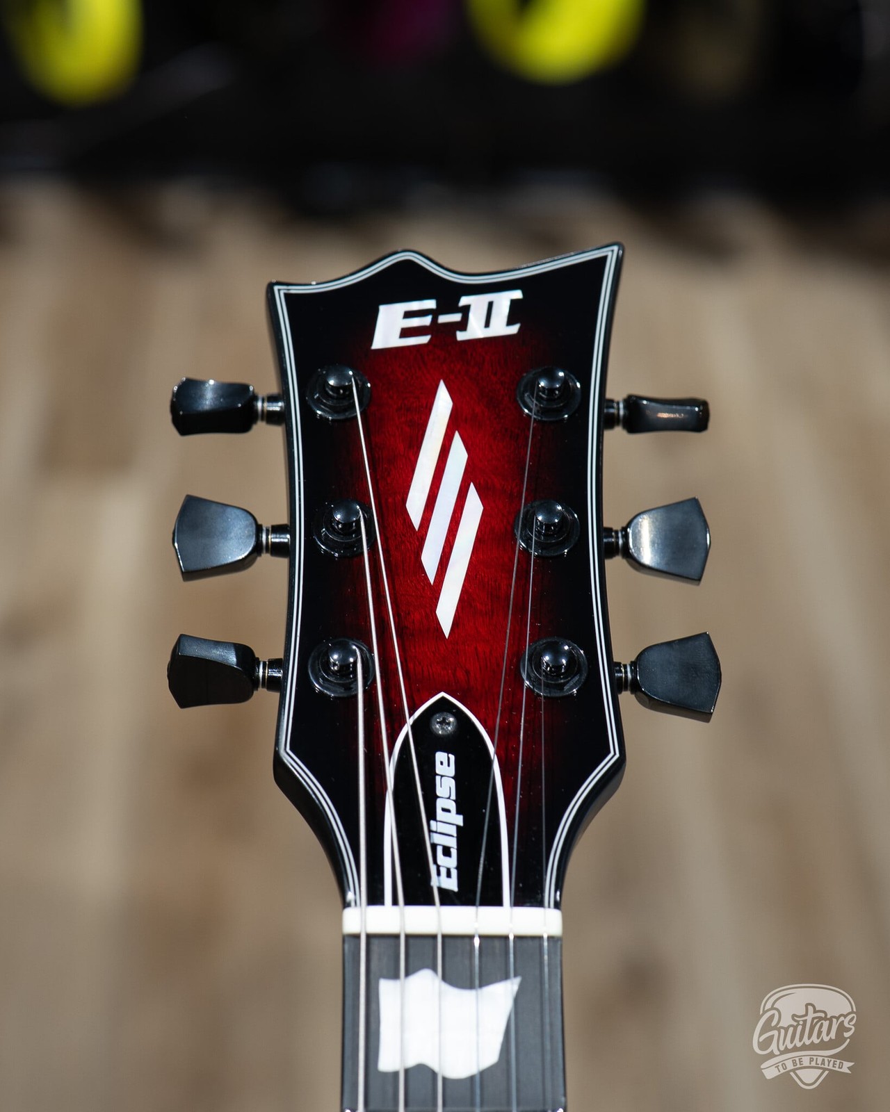 ESP E-II Eclipse Fishman Fluence – See Thru Black Cherry Sunburst (B-stock)