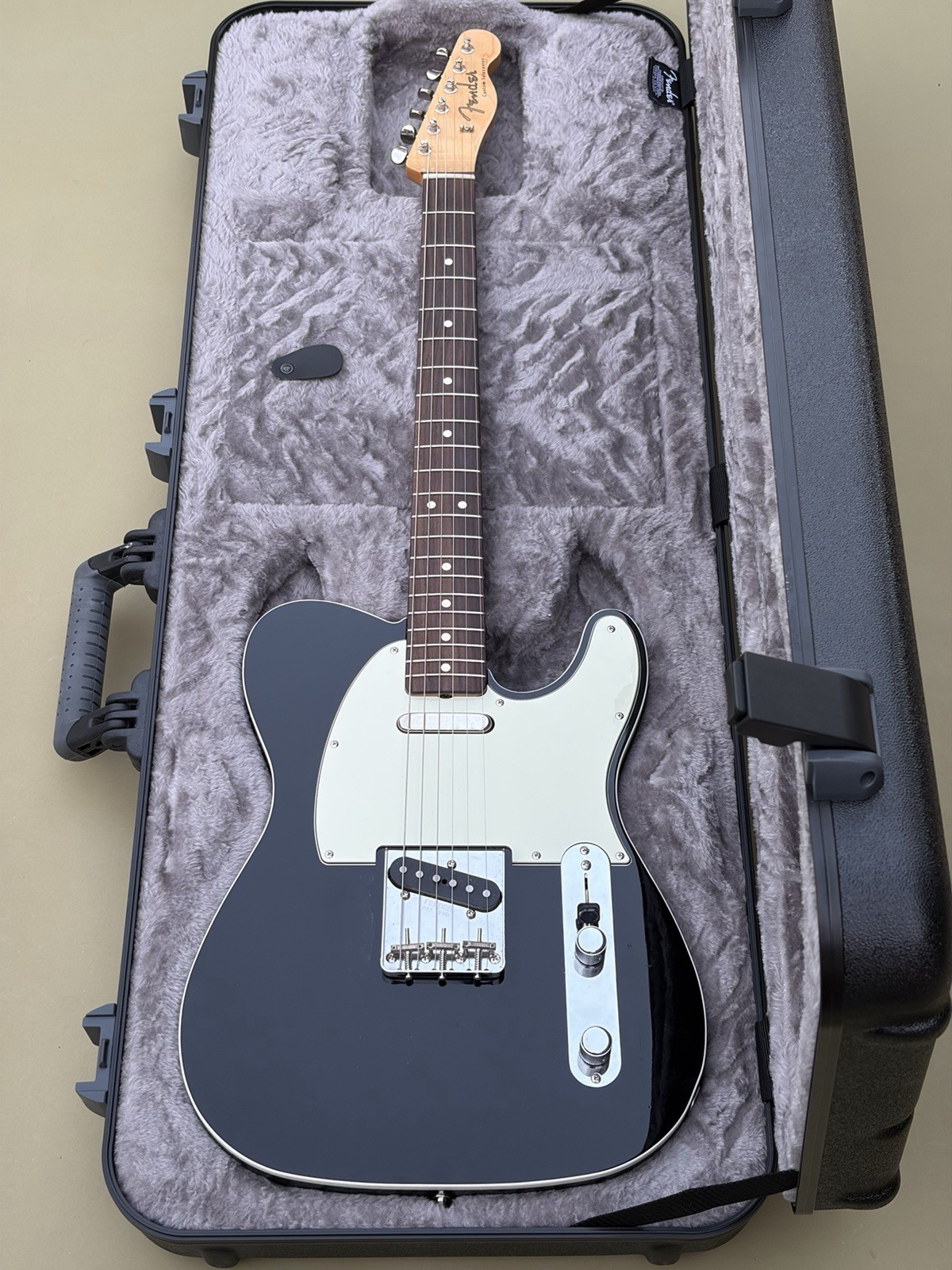Fender MIJ Heritage 60s Telecaster Custom Black Double Bound w/ Case
