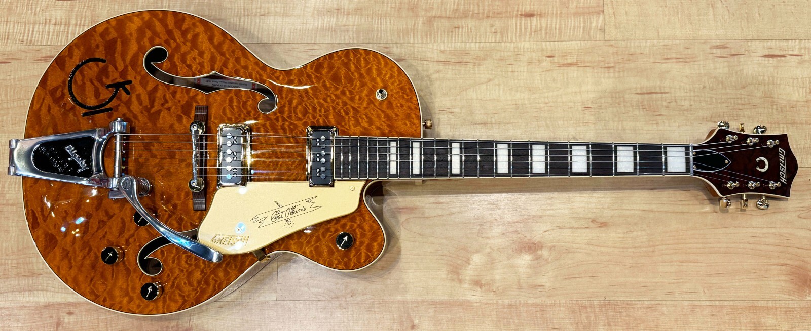 Gretsch G6120TGQM-56 Limited Edition Quilt Classic Chet Atkins Hollow Body