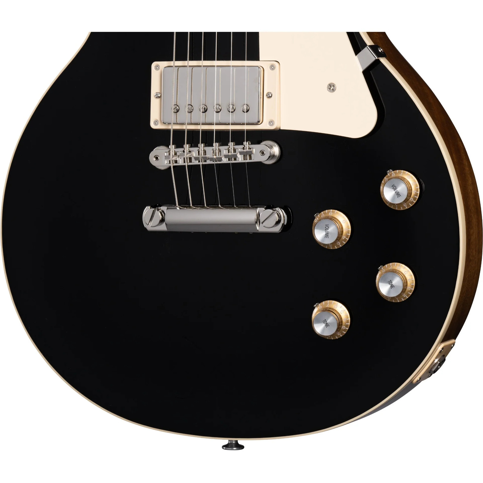 Gibson Les Paul Standard 60s Plain Top Electric Guitar – Ebony Top