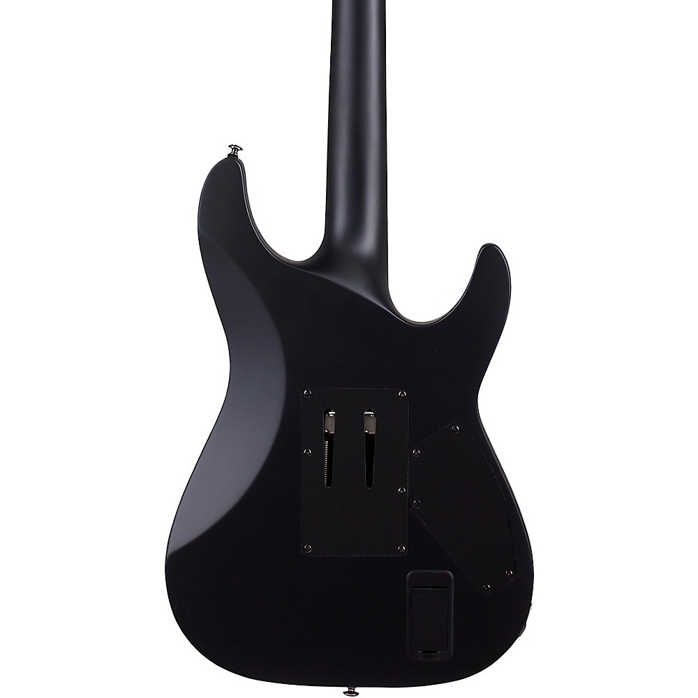 Schecter Guitar Research Ernie C C1 Left Handed Electric Guitar Black Reign