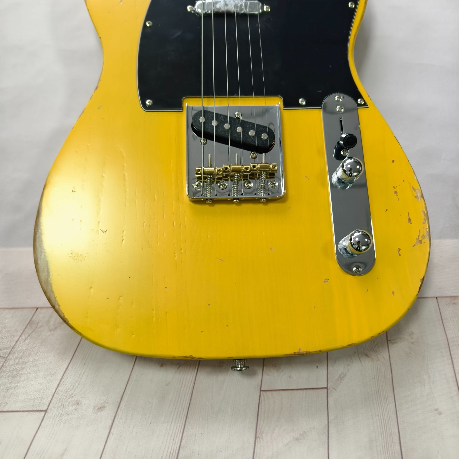 US Ship Fender Telecaster Style Electric Guitar – Butterscotch Blonde Finish