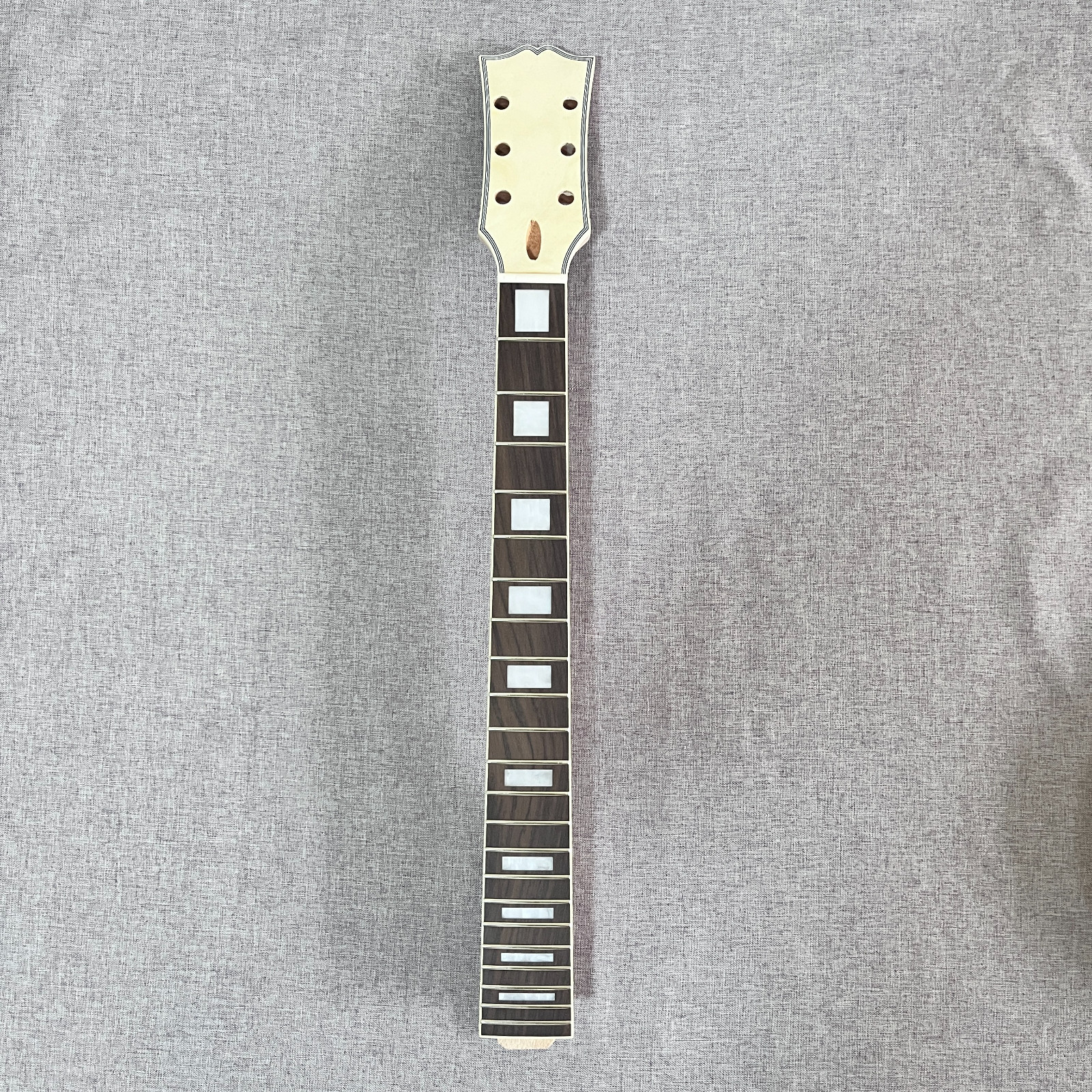 DIY 6 String LP custom style Electric Guitar Kit Quited Maple Top set neck