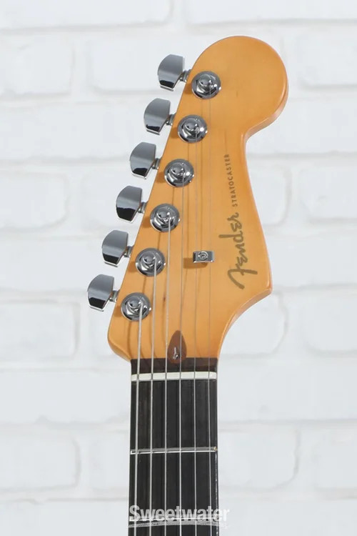 Fender American Ultra II Stratocaster Electric Guitar – Noble Blue, Ebony