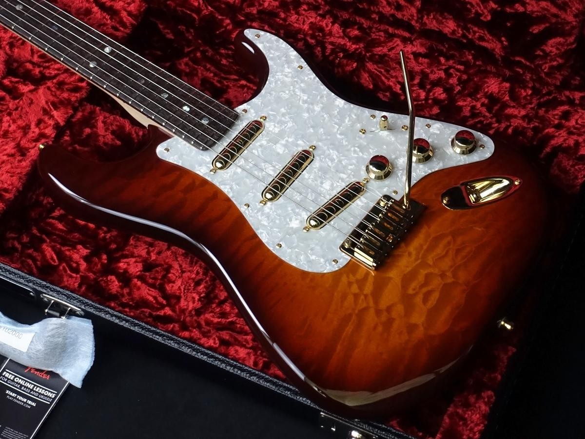 Fender Custom Shop Stratocaster Quilt Maple Ash Body Violin Burst Used