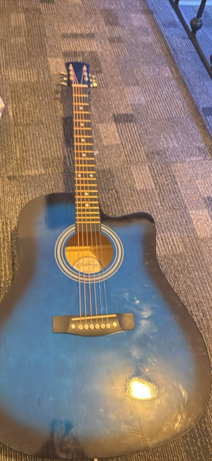 38″ Beginners Acoustic Guitar w/Guitar Case, Strap, Tuner & Pick Steel Strings
