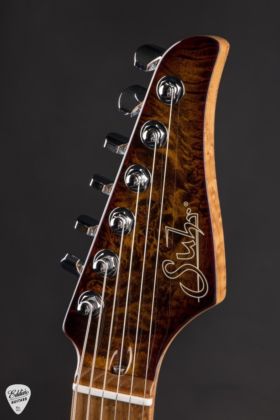 Suhr Roasted Modern T Waterfall Burl Maple – Bengal Burst #86114