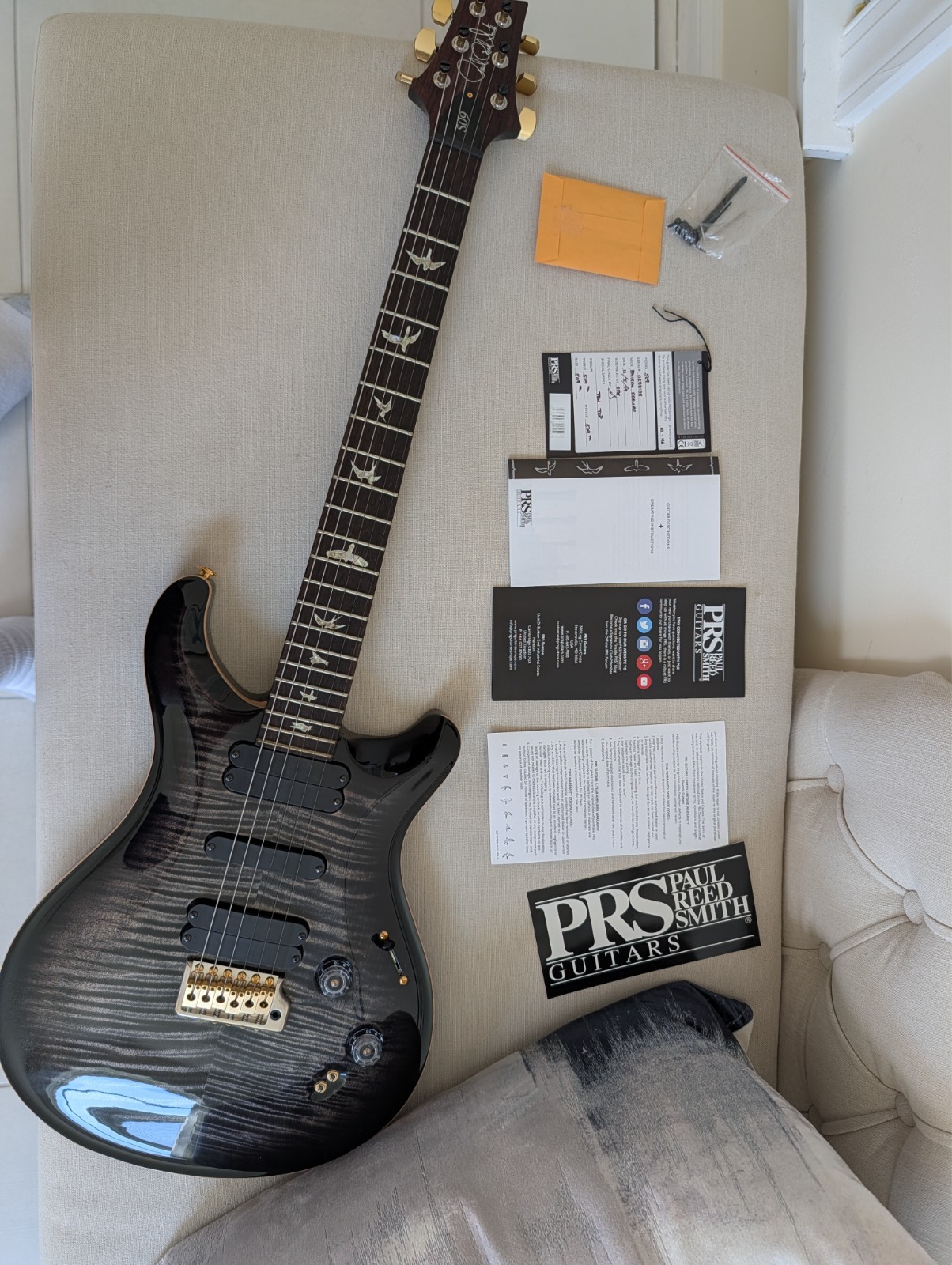 Brand new 2019 PRS 509 10-Top, Charcoal