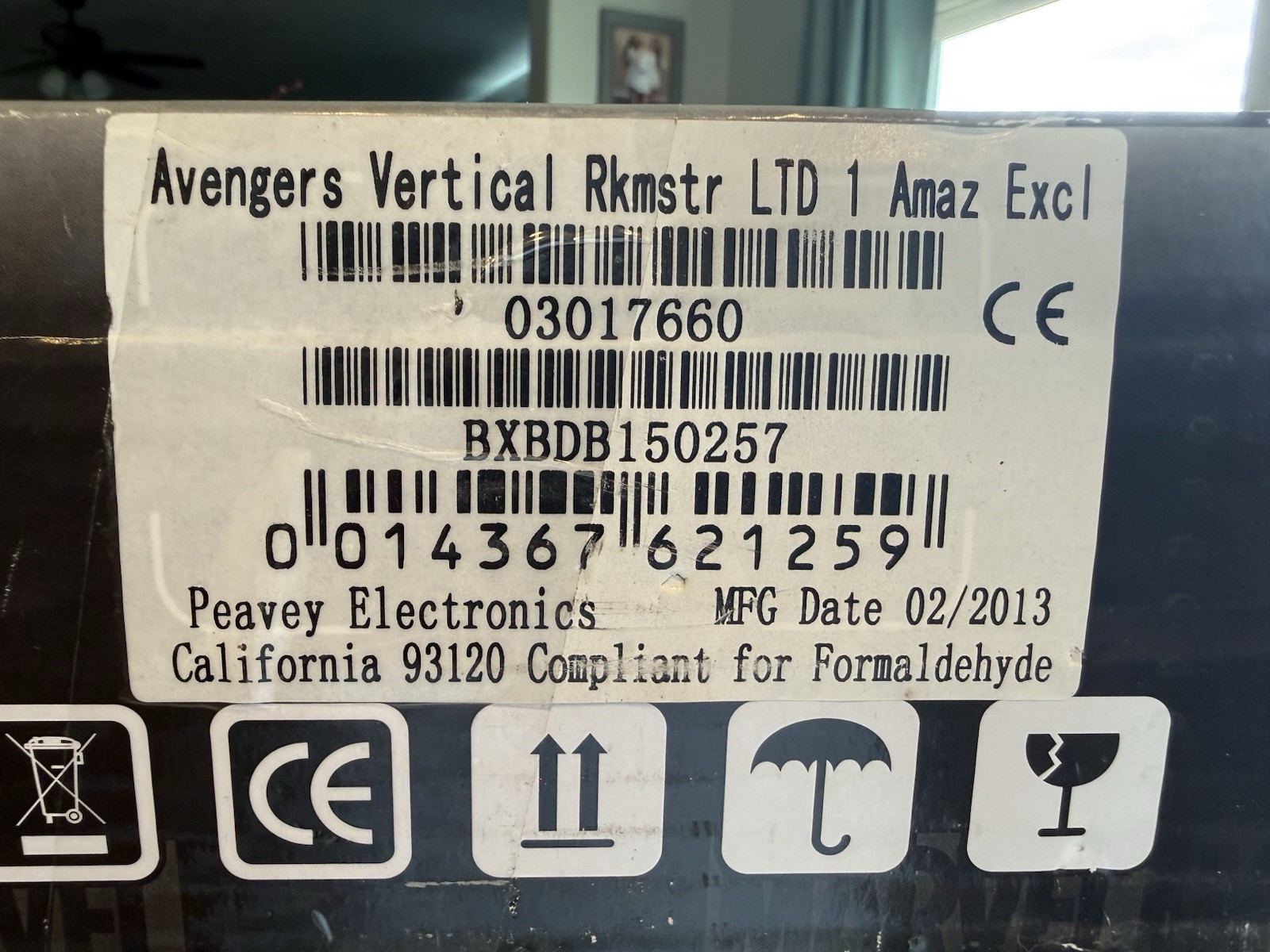 Peavey Rockmaster Limited Marvel Avengers 6-String Electric Guitar w/ Strap