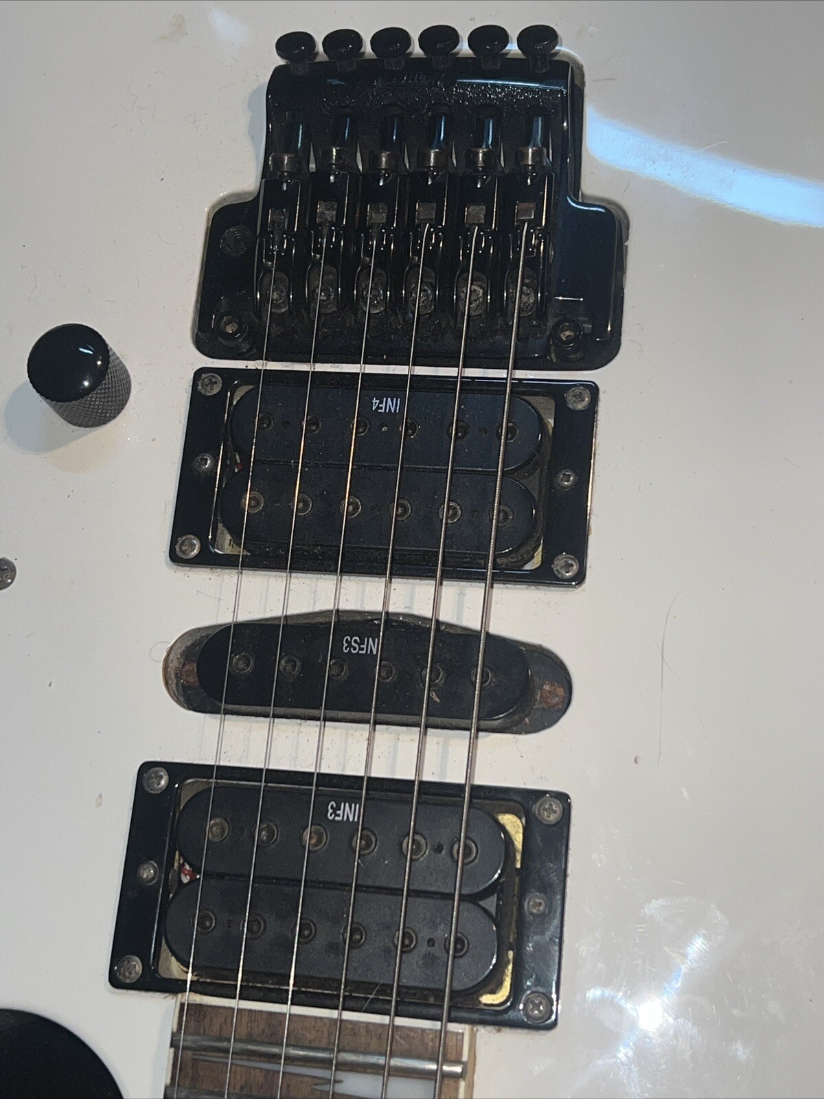 Beautiful IBANEZ RG370DX Bright White Guitar