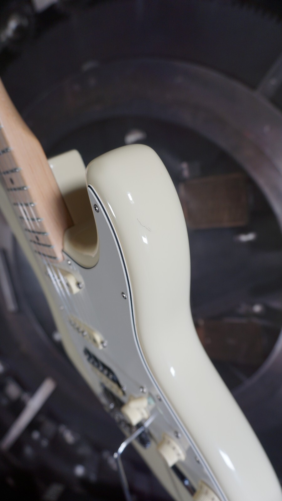 Fender Partscaster – White HSS w/ Shawbucker Body & Nice Fender Hard Case