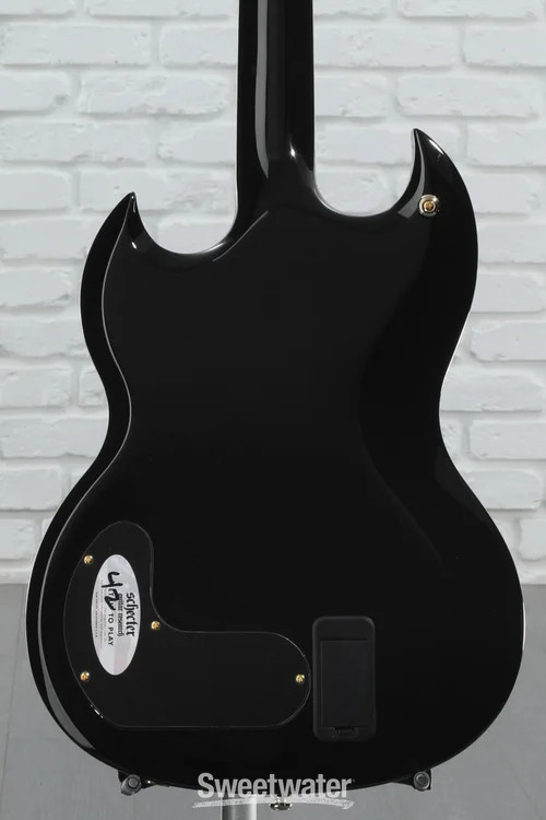 Schecter ZV-H6LLYW66D-S Zacky Vengeance Signature Electric Guitar – Gloss Black