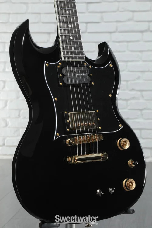 Schecter ZV-H6LLYW66D-S Zacky Vengeance Signature Electric Guitar – Gloss Black