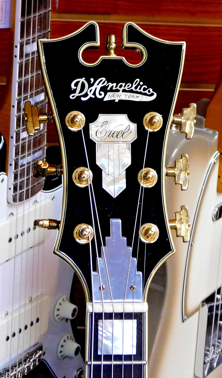 D’Angelico Excel EXL-1 Hollowbody Electric Guitar w/Case! Dark Iced Tea Burst!!
