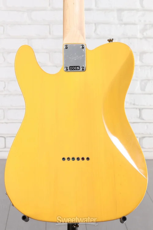 Squier Affinity Series Telecaster Electric Guitar – Butterscotch Blonde with