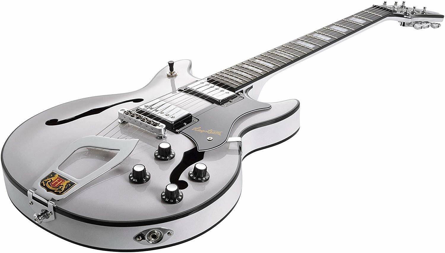 Hagstrom – ALV-SFT – Alvar Semi-Hollow Electric Guitar – Swedish Frost