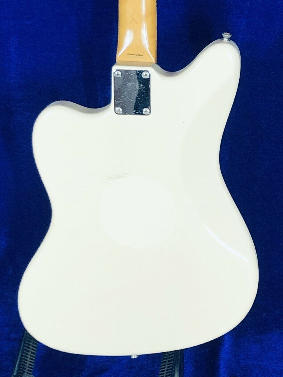 Fender Japan JM66-85 TOM Used White Rare Jazzmaster 1999-2002 W/Soft Case