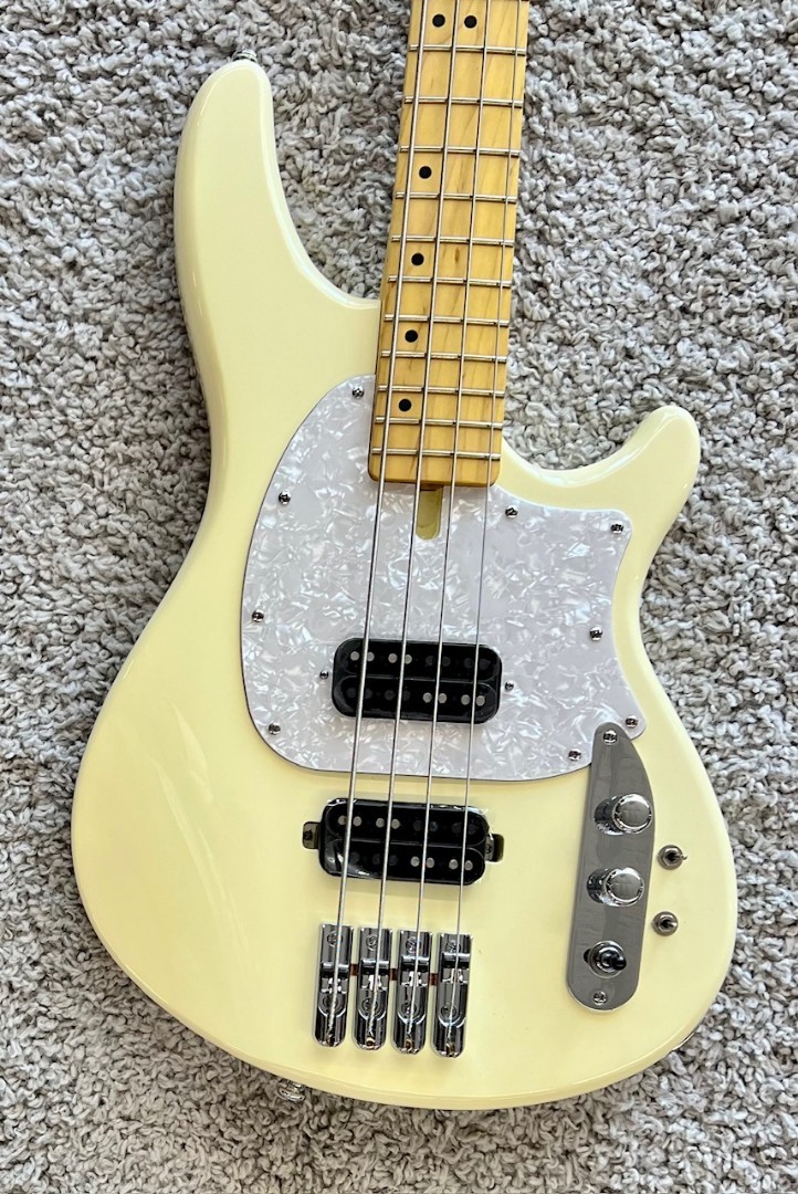 Schecter 2492-SHC CV-4 Ivory 4-String RH Electric Bass with Maple Fingerboard