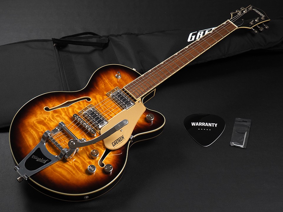 Gretsch G5655T-QM Electromatic Center Block Jr. Single-Cut Quilted Maple with Bi