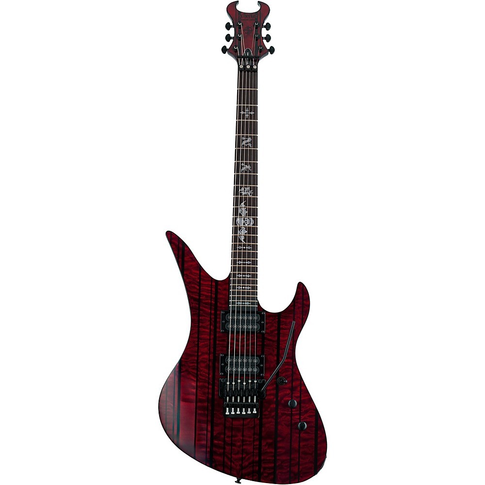 Schecter Synyster Gates Standard Plus Electric Guitar Transparent Deep Red
