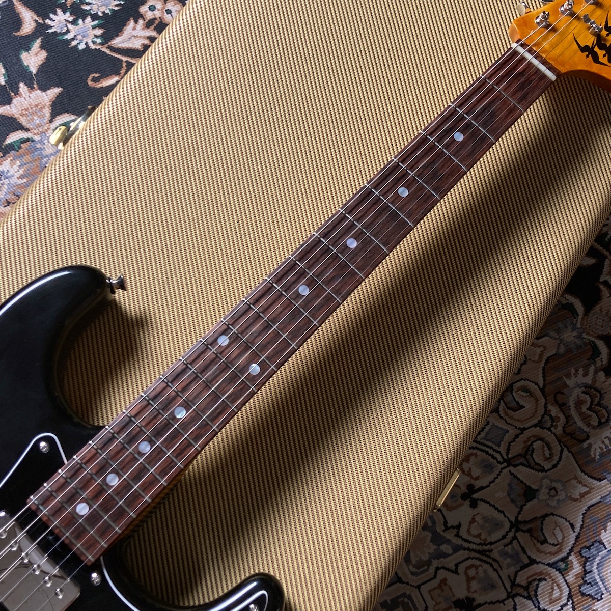 Shior Moden Oddity ST HH Black Hondurus Rosewood Spirit Varnish Used