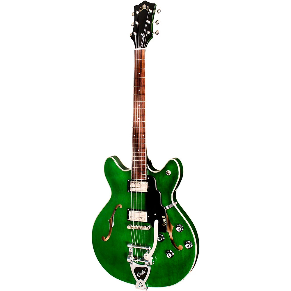 Guild Starfire I DC w/Guild Vibrato Tailpiece Semi-Hollow Guitar Emerald Green