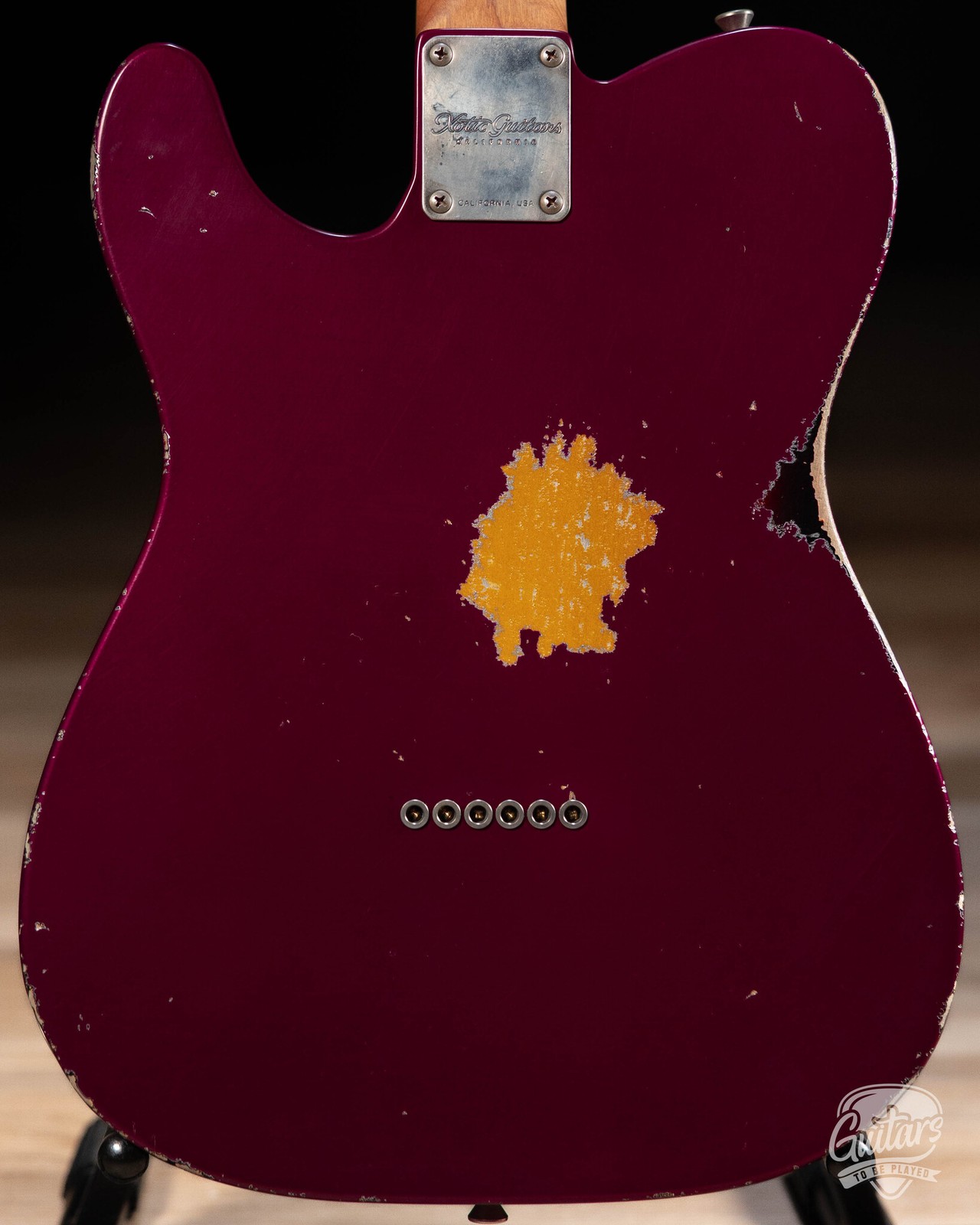 Xotic XTC-1 Alder T-Style w/ Flame Maple Neck & Rosewood – Candy Violet / 3TSB