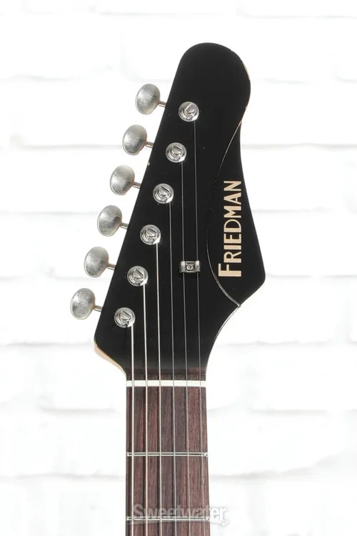 Friedman Vintage S Electric Guitar – Black with Red Polka Dots